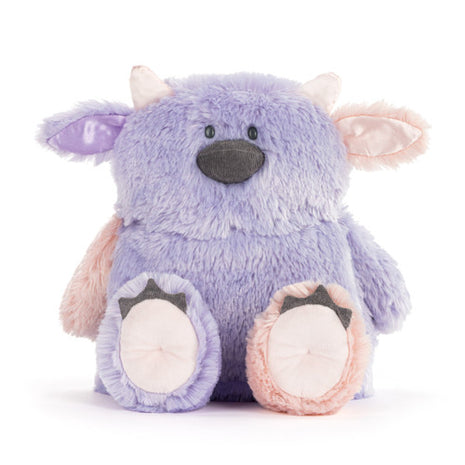 Demdaco Calming Cuddlers Purple Monster Stuffed Animal 10"