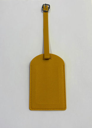 Love And Repeat Classic Solid Color Luggage Tag - Yellow