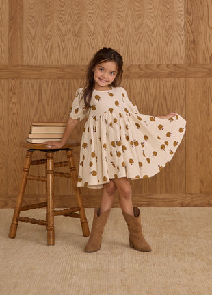 Model Wearing Rylee + Cru Rose Dress || Golden Apples