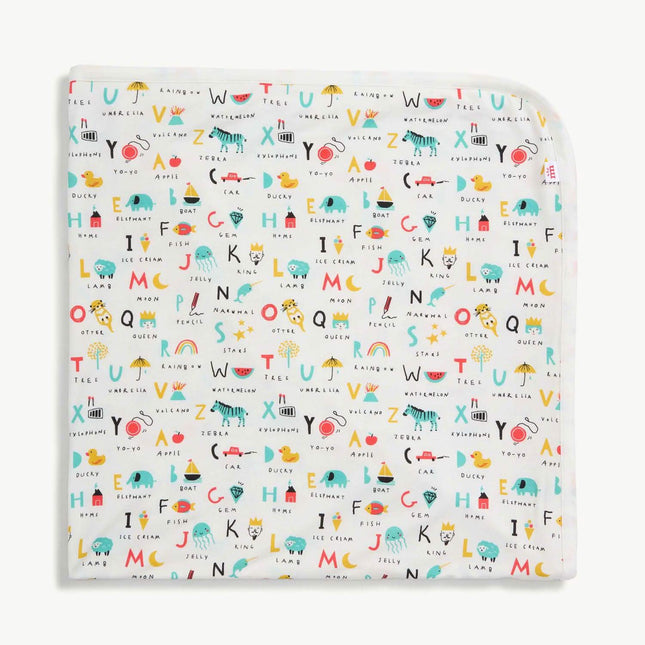 Magnetic Me ABC Love modal soothing swaddle blanket