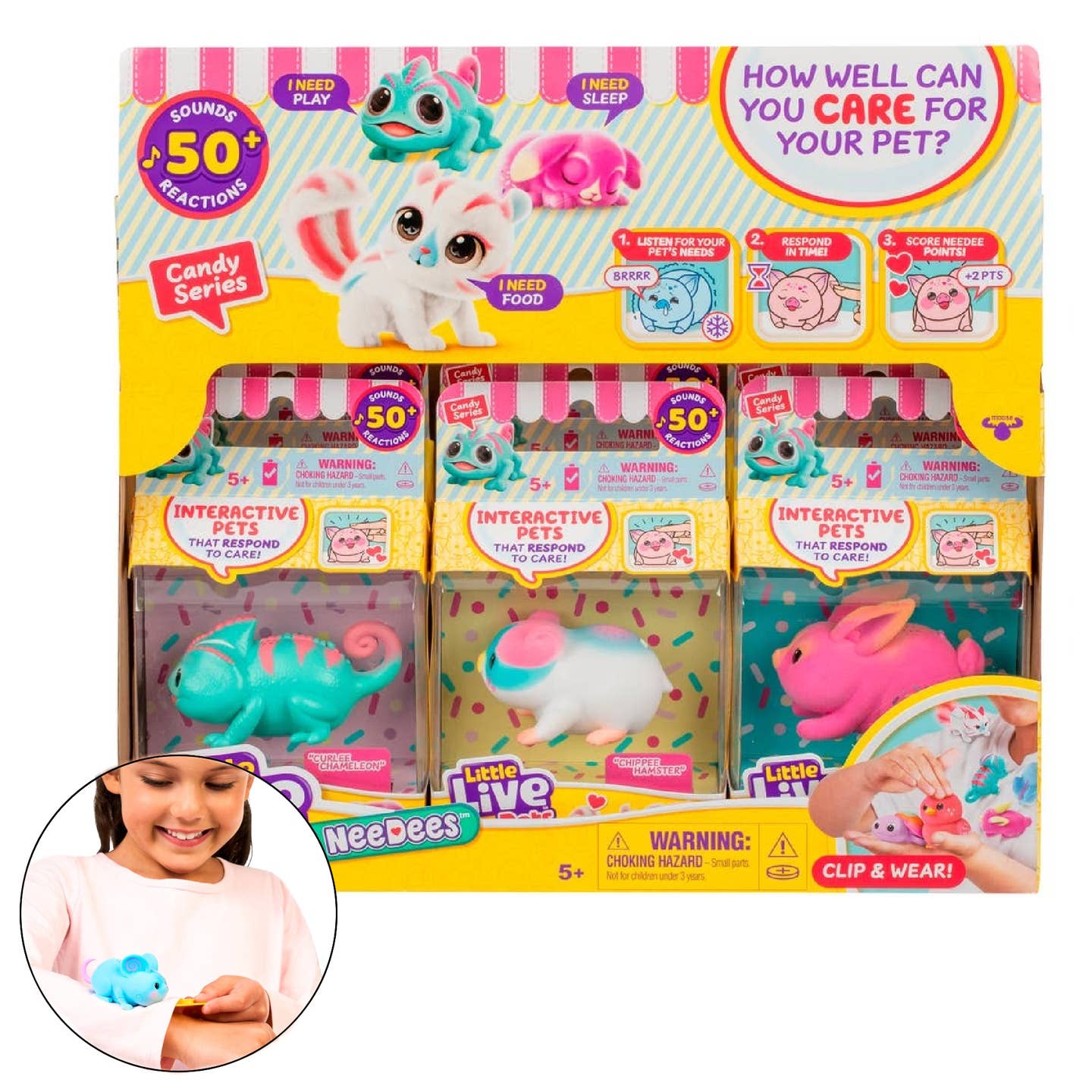 Toysmith Moose Toys - Little Live Pets Needees