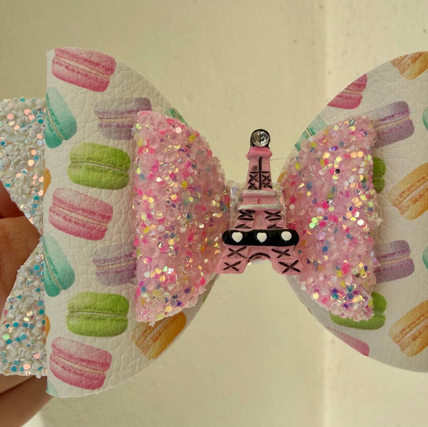 Eiffel Tower Macaroon Bow