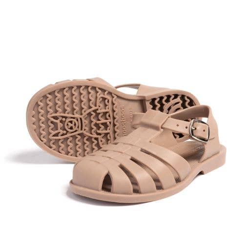 SHOOSHOOS Sweet Heart - Water Shoes Toddler Kids Shoes Jelly Sandal - BROWN