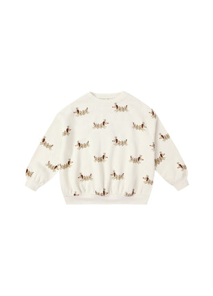 Rylee + Cru Relaxed Sweatshirt || Christmas Dogs
