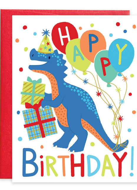 Gina B Designs Birthday Greeting Card - Birthday Dino-Kids
