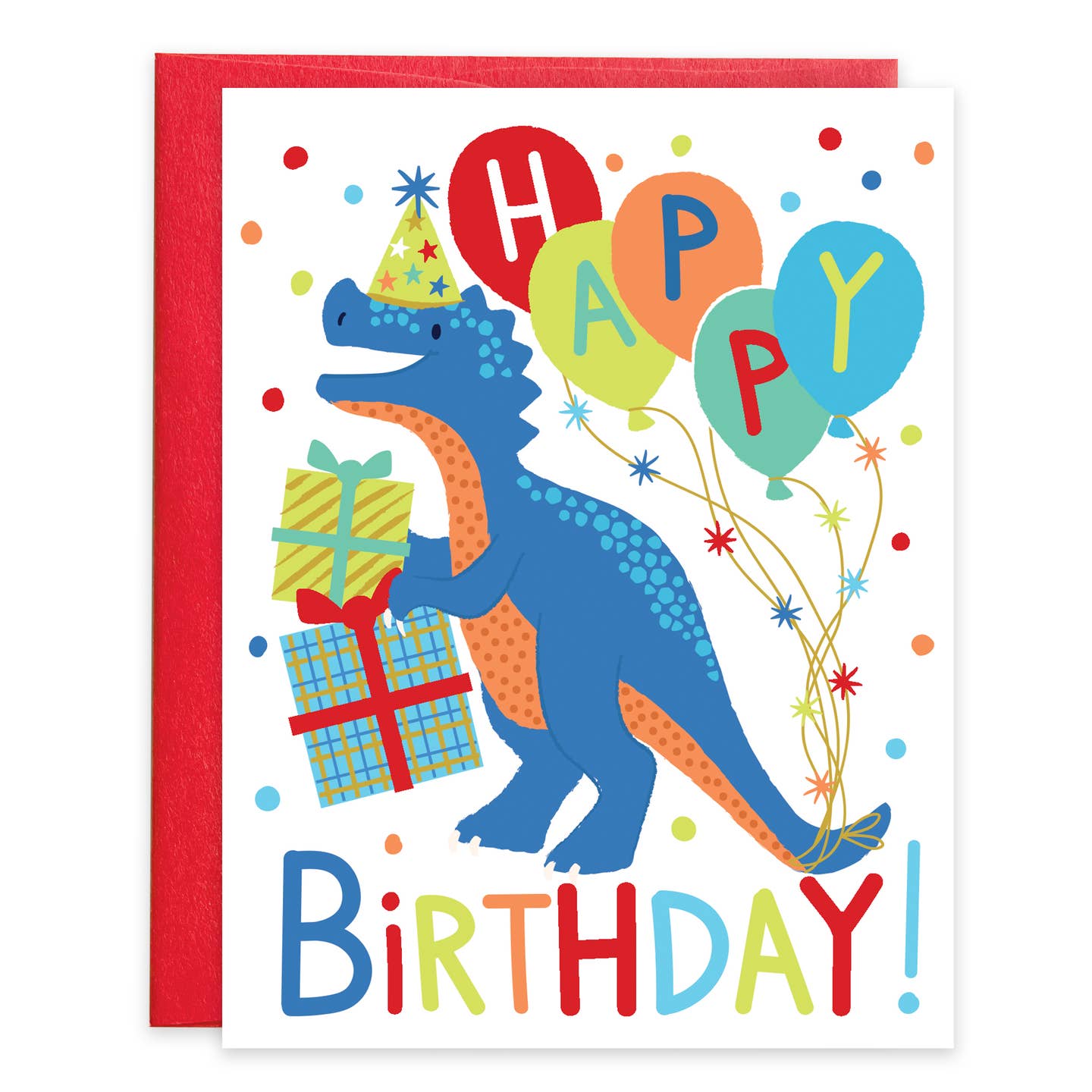 Gina B Designs Birthday Greeting Card - Birthday Dino-Kids