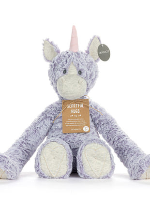 Demdaco Heartful Hugs Unicorn Anxiety Stuffed Animal 14"