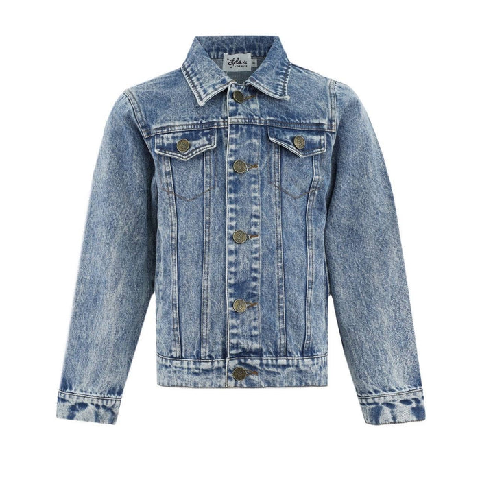 Lola And The Boys American Flag Denim Jacket Front