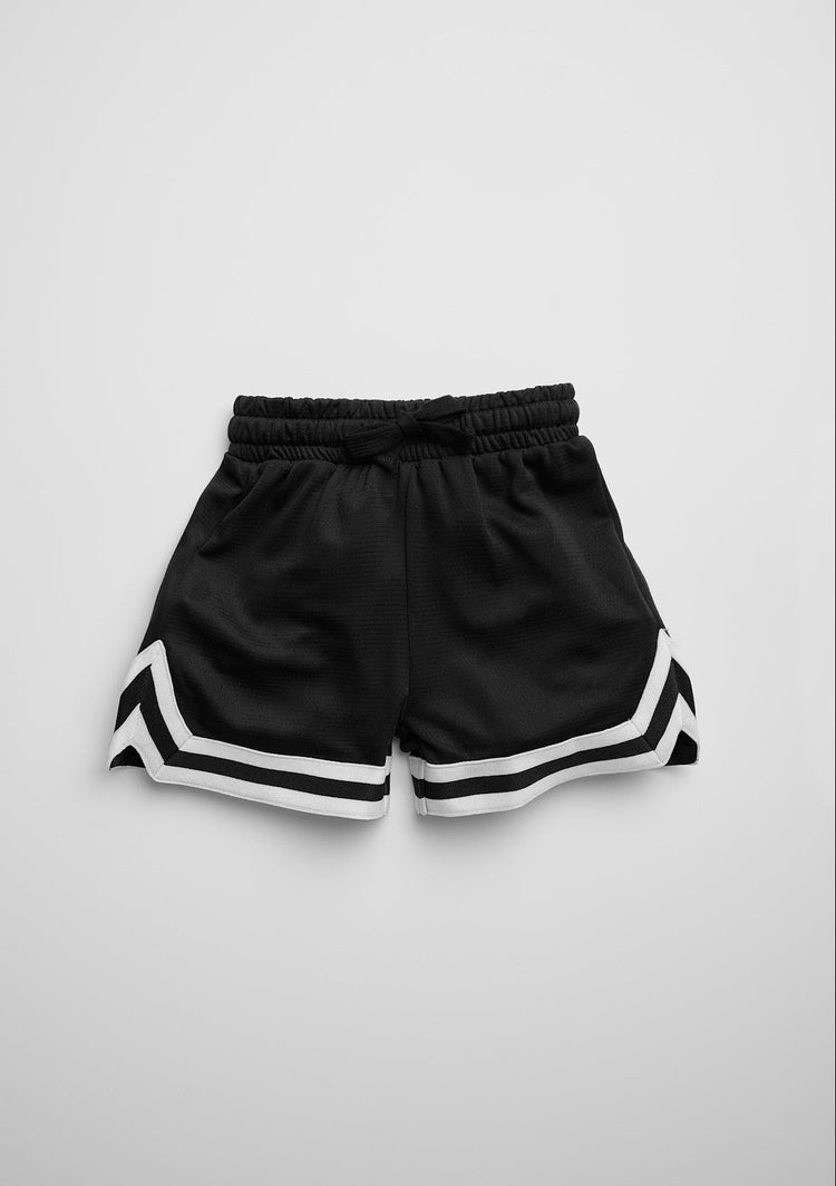 Little Bipsy Varsity Mesh Short - Black