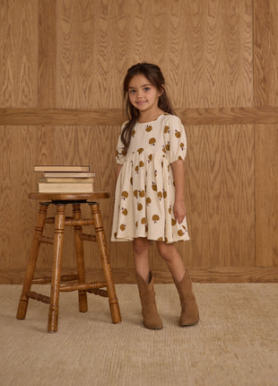 Model Wearing Rylee + Cru Rose Dress || Golden Apples