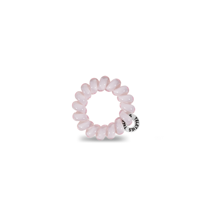 Teleties Spiral Hair Coils | Tiny | Rose Water Pink Hair Ties
