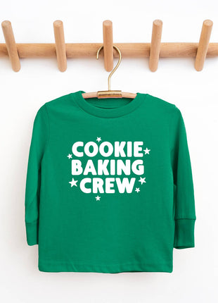 Benny & Ray Apparel Cookie Baking Crew Toddler and Youth Christmas Shirt - Green