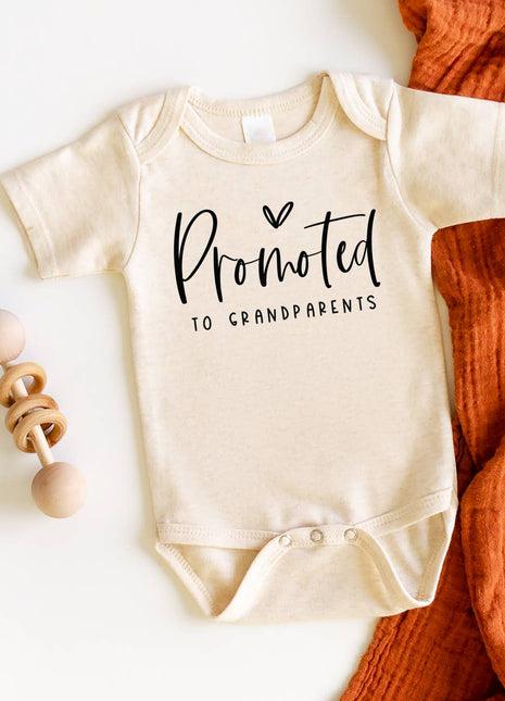 Bump & Beyond Designs Promoted To Grandparents, Announcement Onesie