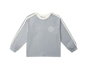 Rylee & Cru Jersey Long Sleeve Tee || Dusty Blue