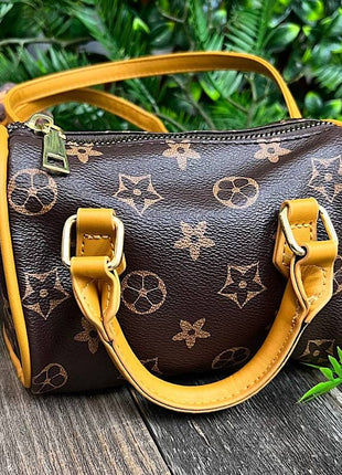 Kids Charm Online Brown Khaki Star Printed Satchel Crossbody