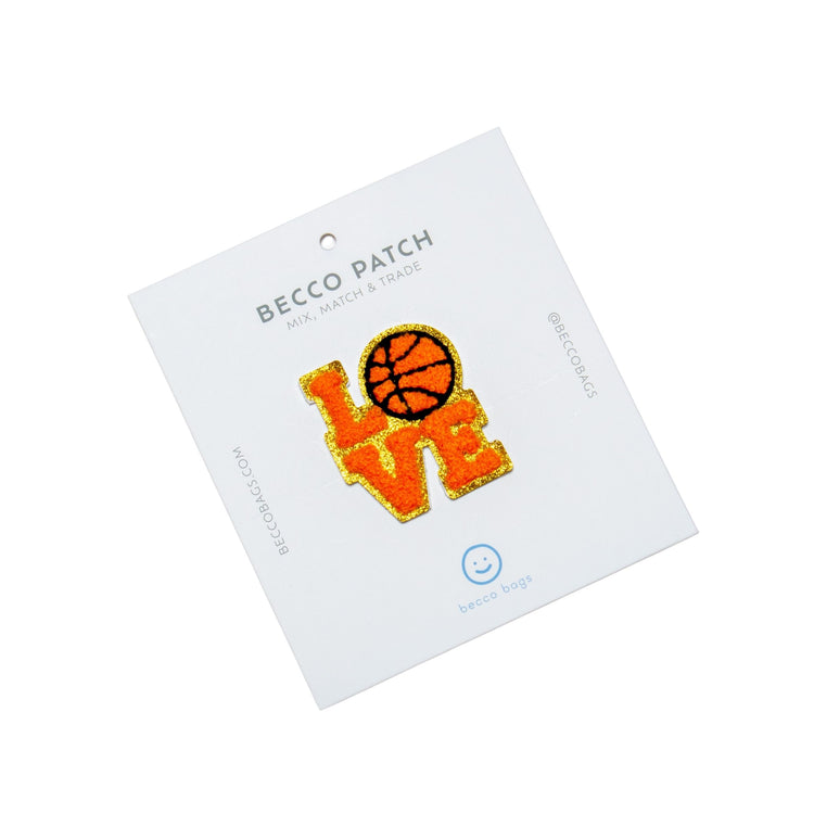 Becco Bags Love Basketball Patch