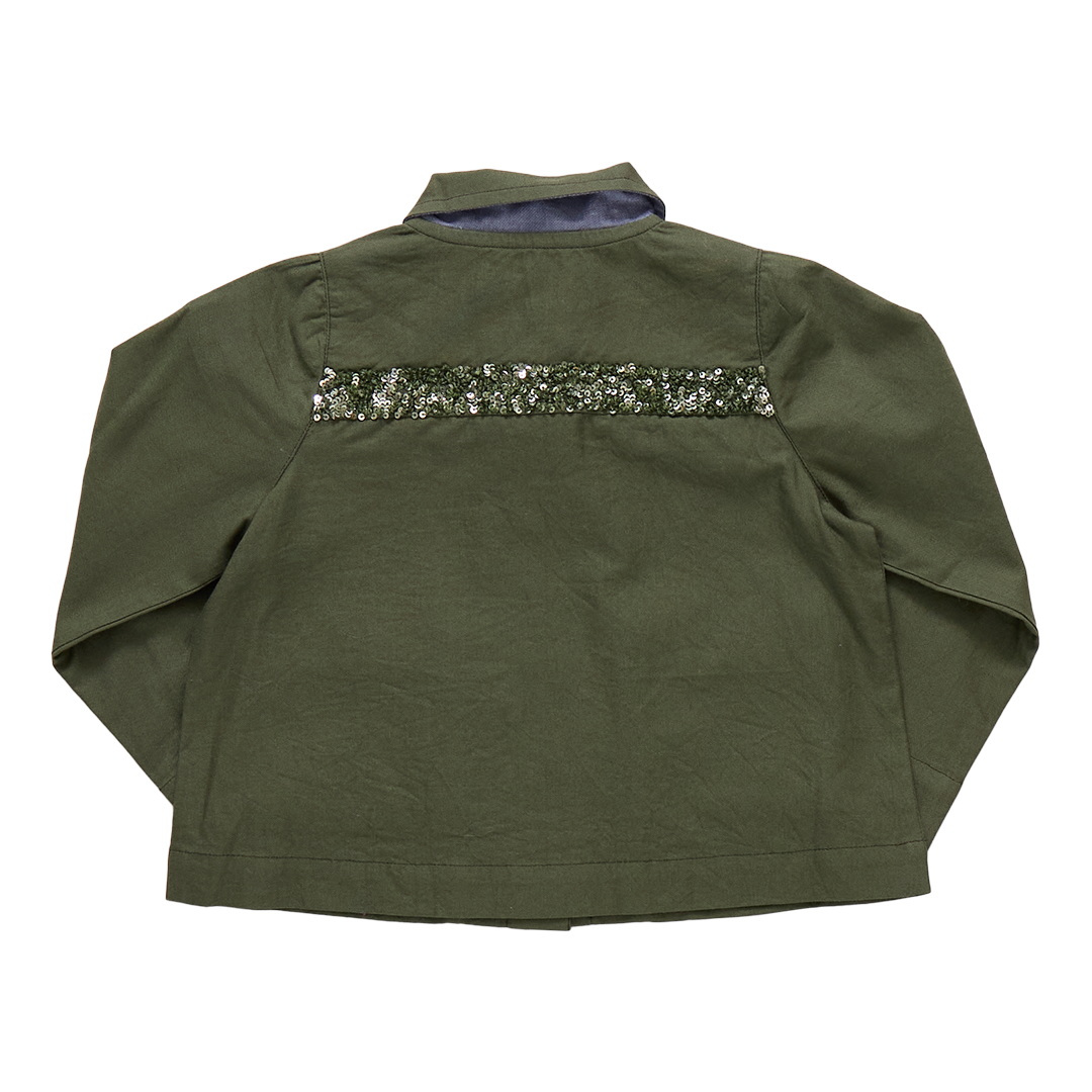 Pink Chicken Girls Wylie Jacket Four Leaf Clover Back