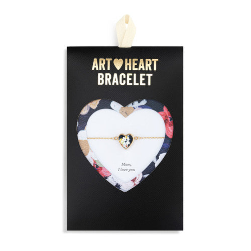 Demdaco Art Heart Bracelet - Mom, I Love You