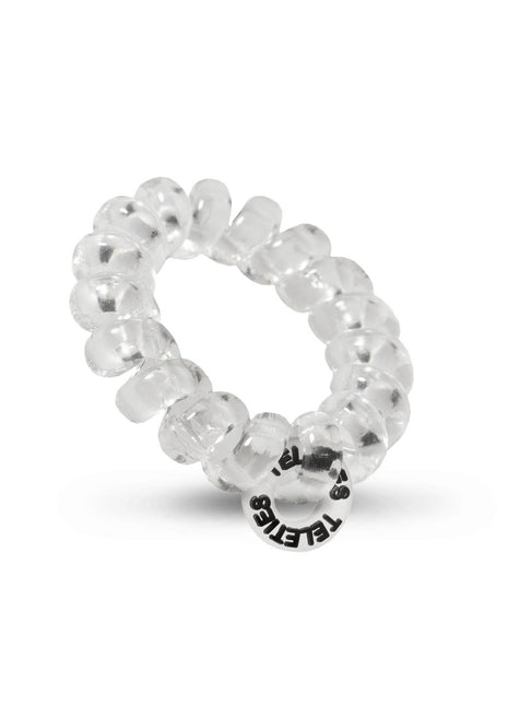 Teleties Spiral Hair Coils | Tiny | Crystal Clear Hair Ties
