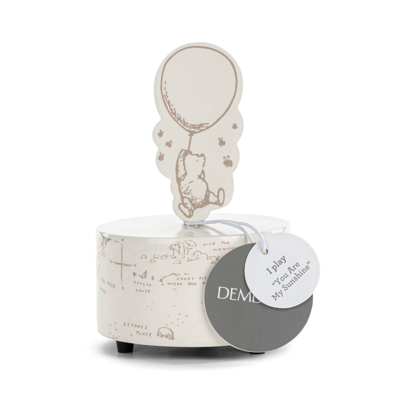 Demdaco Winnie-The-Pooh Music Box - 4x5in