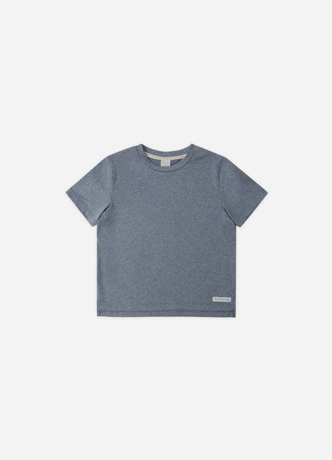 Rylee & Cru Cove Essential Tee || Heathered Marine