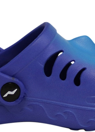 Eastern Off Price Norty Boy's Girl's Children Toddler Kid Fun Slip On Sandal Slipper Clog Shoe - 41917 - Blue Shark Side View