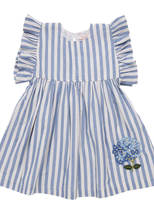 Sarita Dress - Blue Stripe