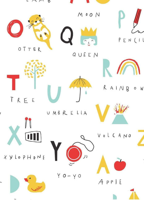 Magnetic Me ABC Love modal soothing swaddle blanket Pattern