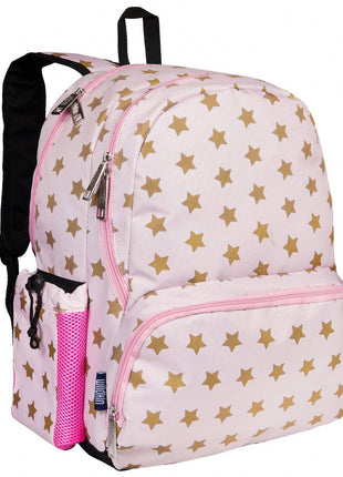 Wildkin Pink and Gold Stars 17 Inch Backpack