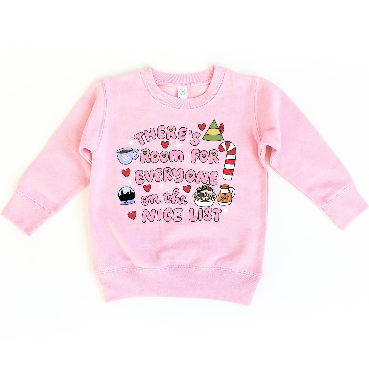 There's Room For Everyone On the Nice List Christmas Sweatshirt