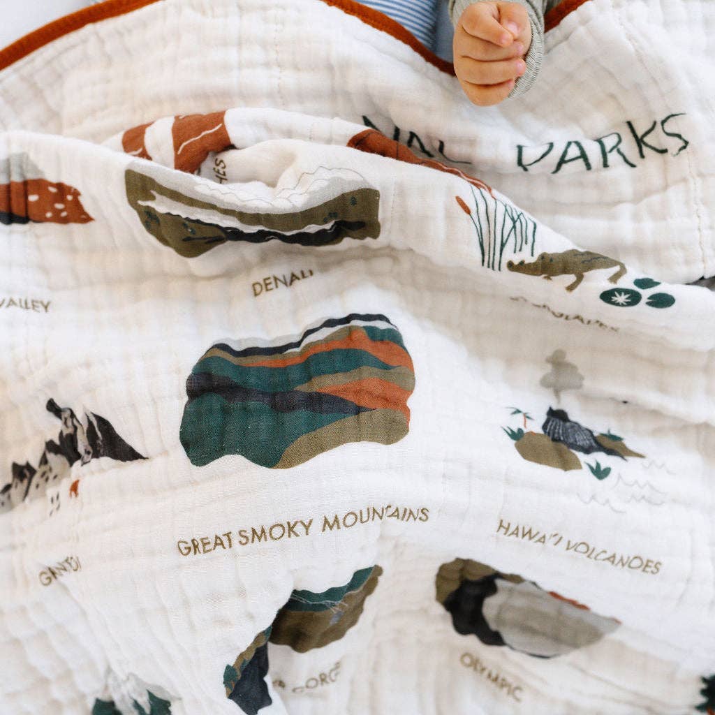 Clementine Kids National Parks Little Throw
