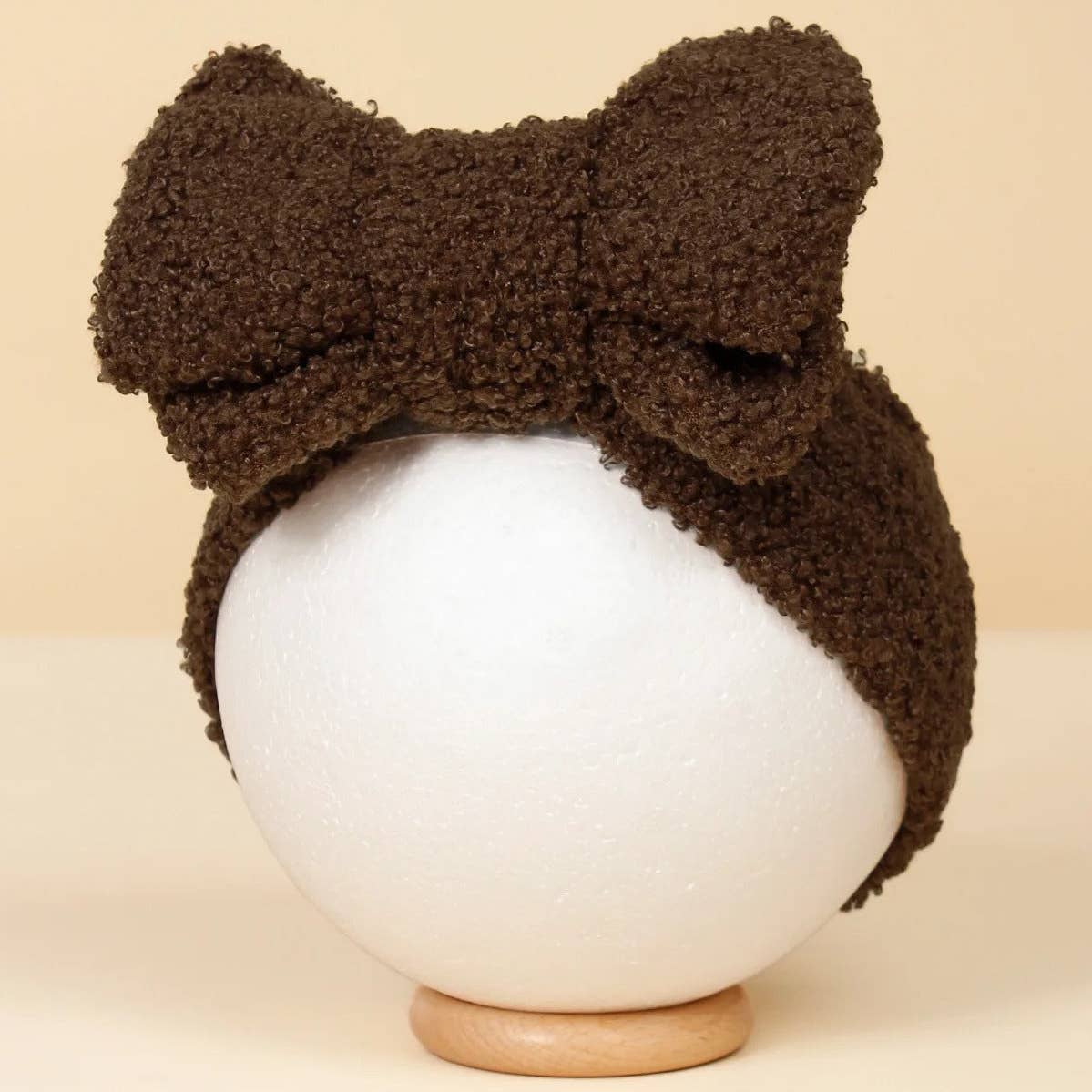 SpearmintLOVE Teddy Bow, Chocolate Brown