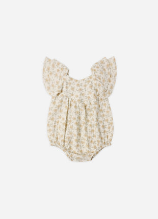 Rylee & Cru Roxy Romper || Yellow Floral