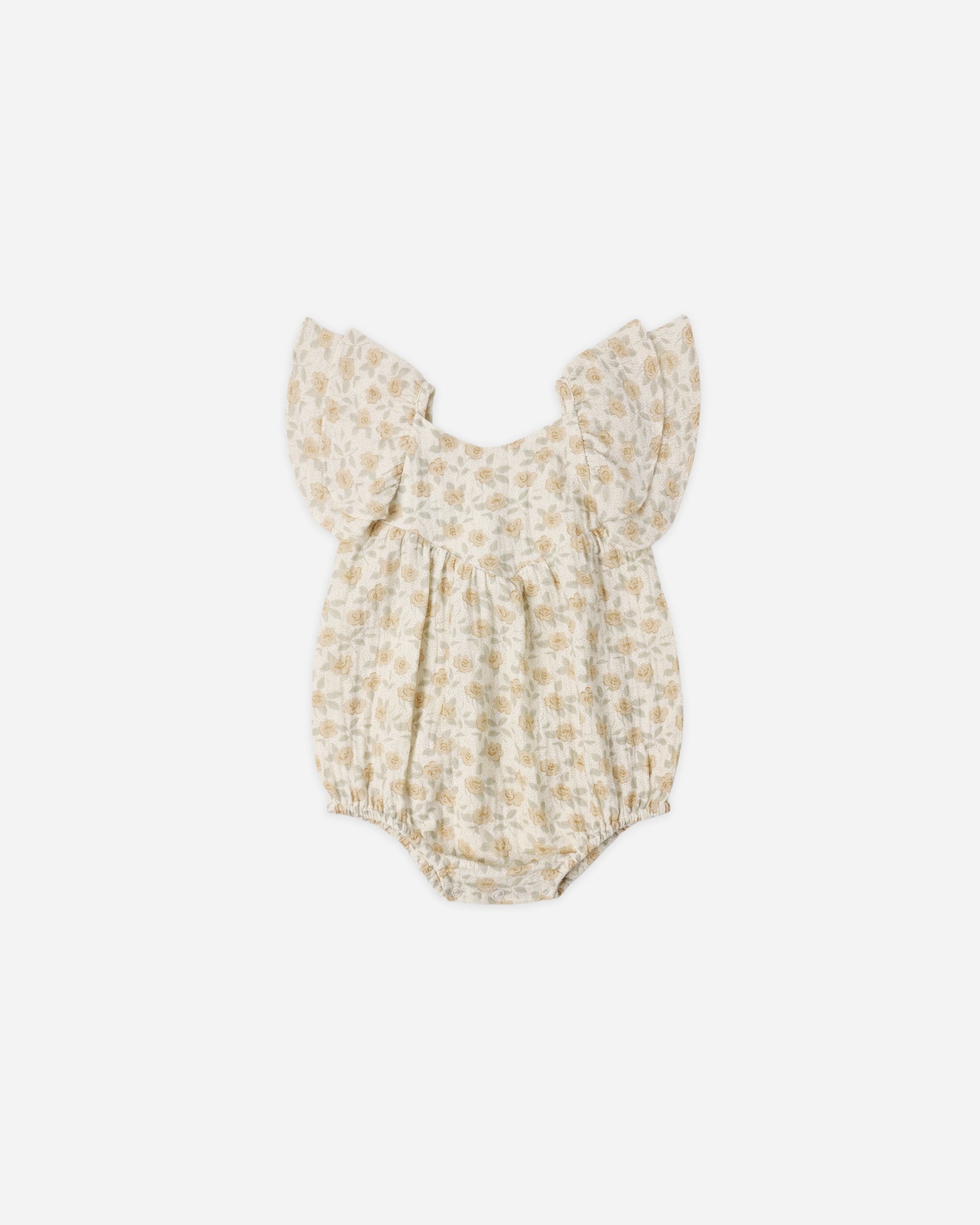 Rylee & Cru Roxy Romper || Yellow Floral
