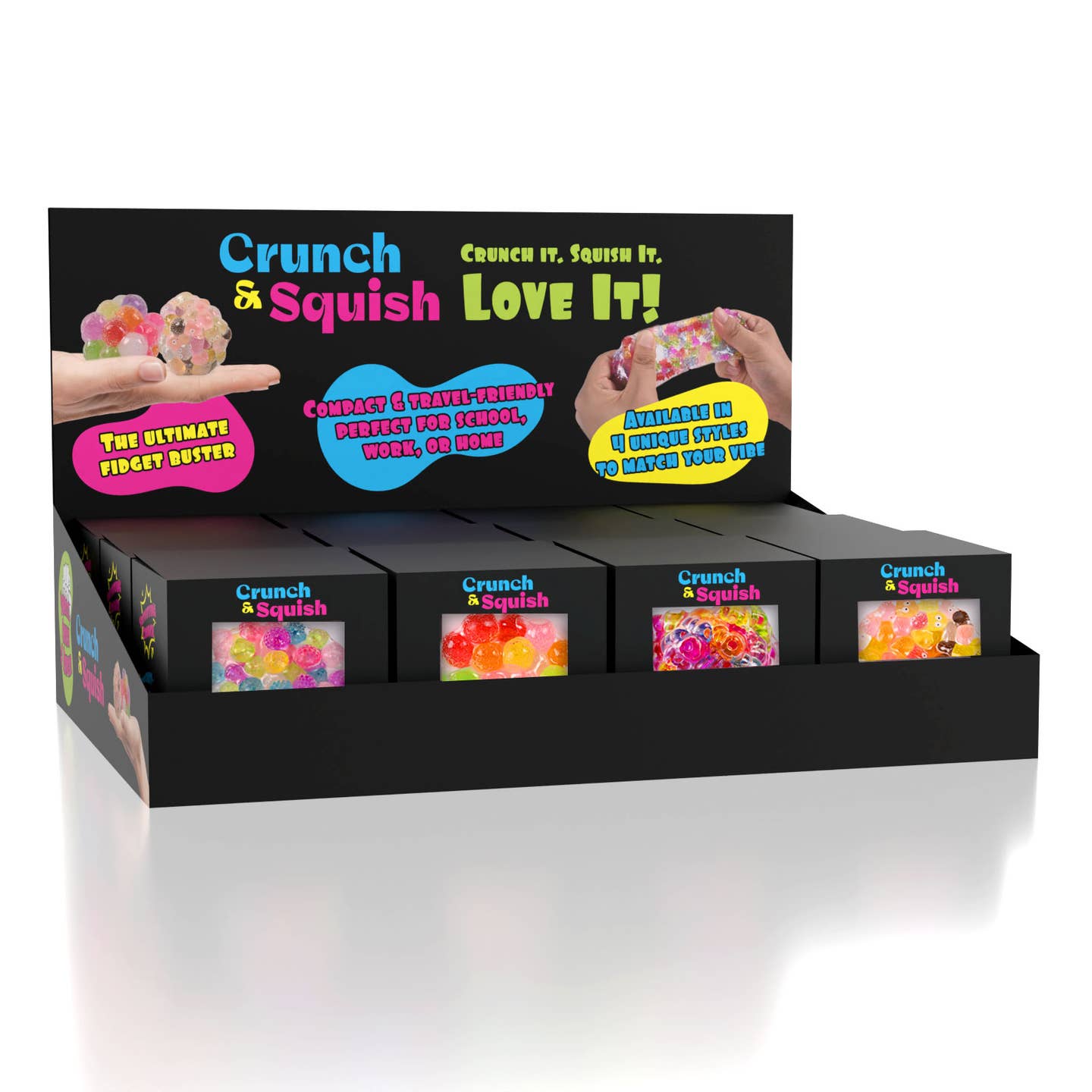Showcase Squishy Stress Ball Fidget Toy (1pc) Color Ships Assorted