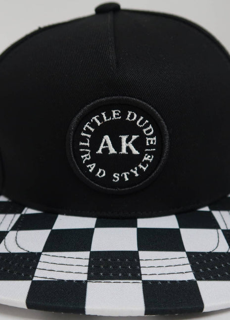 AK Clothing Co. Ak Original Snapback - Black & White Checker