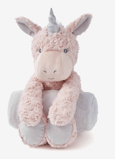 Elegant Baby Swirl Unicorn Bedtime Huggie Plush Toy
