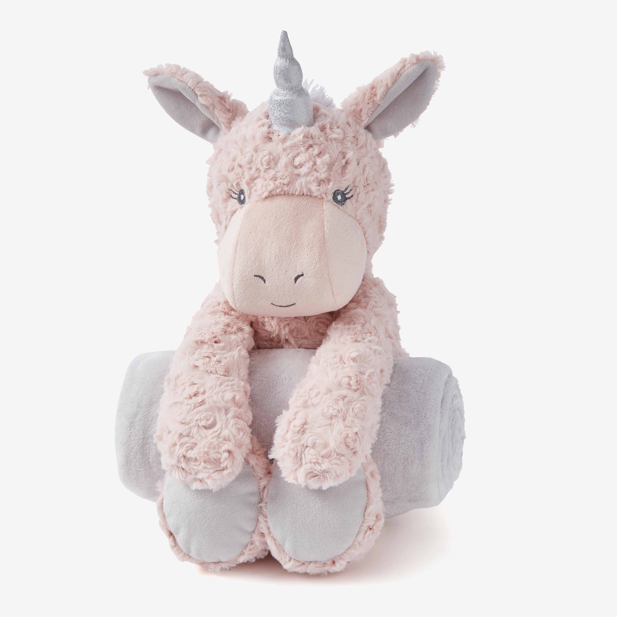 Elegant Baby Swirl Unicorn Bedtime Huggie Plush Toy