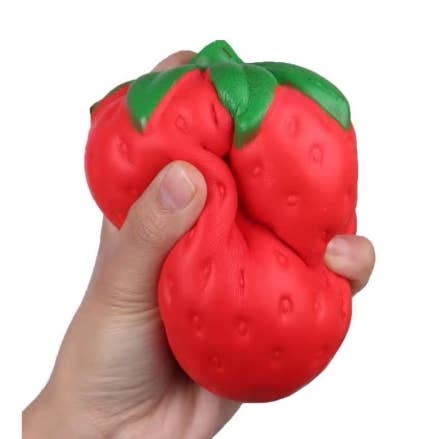 Pink Pop Jumbo Strawberry Squishy Slow Rising