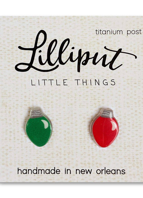 Lilliput Little Things Christmas Bulb Earrings