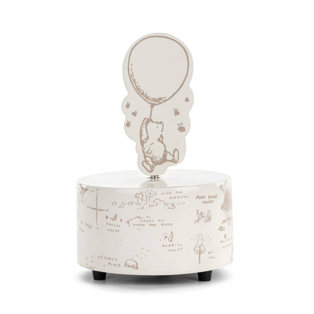 Demdaco Winnie-The-Pooh Music Box - 4x5in