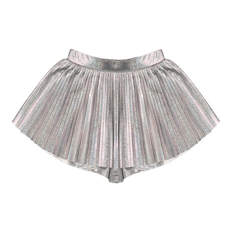 MIA New York Silver Pleated Skort