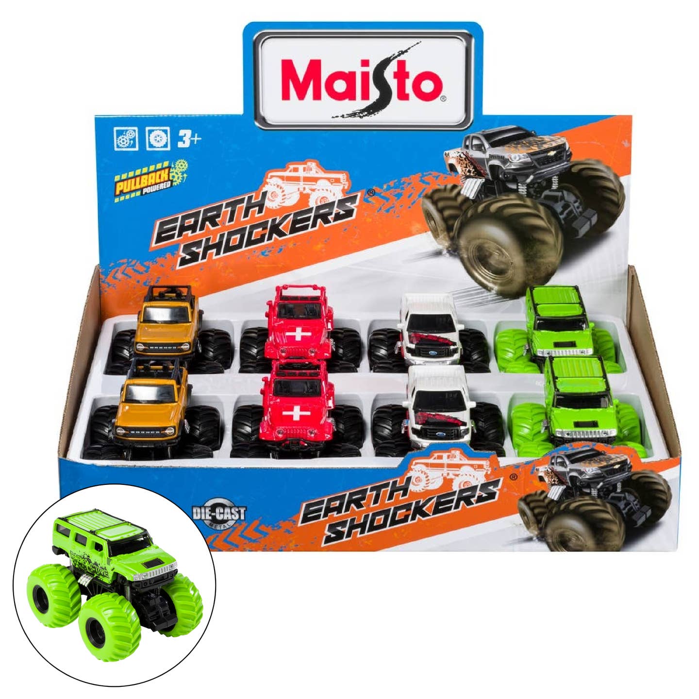 Toysmith Earth Shockers Toy Car Monster Trucks
