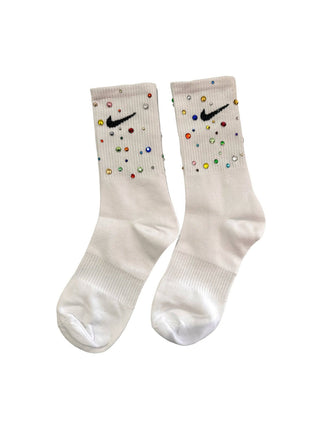 Lola And The Boys Gem Athletic Socks - White