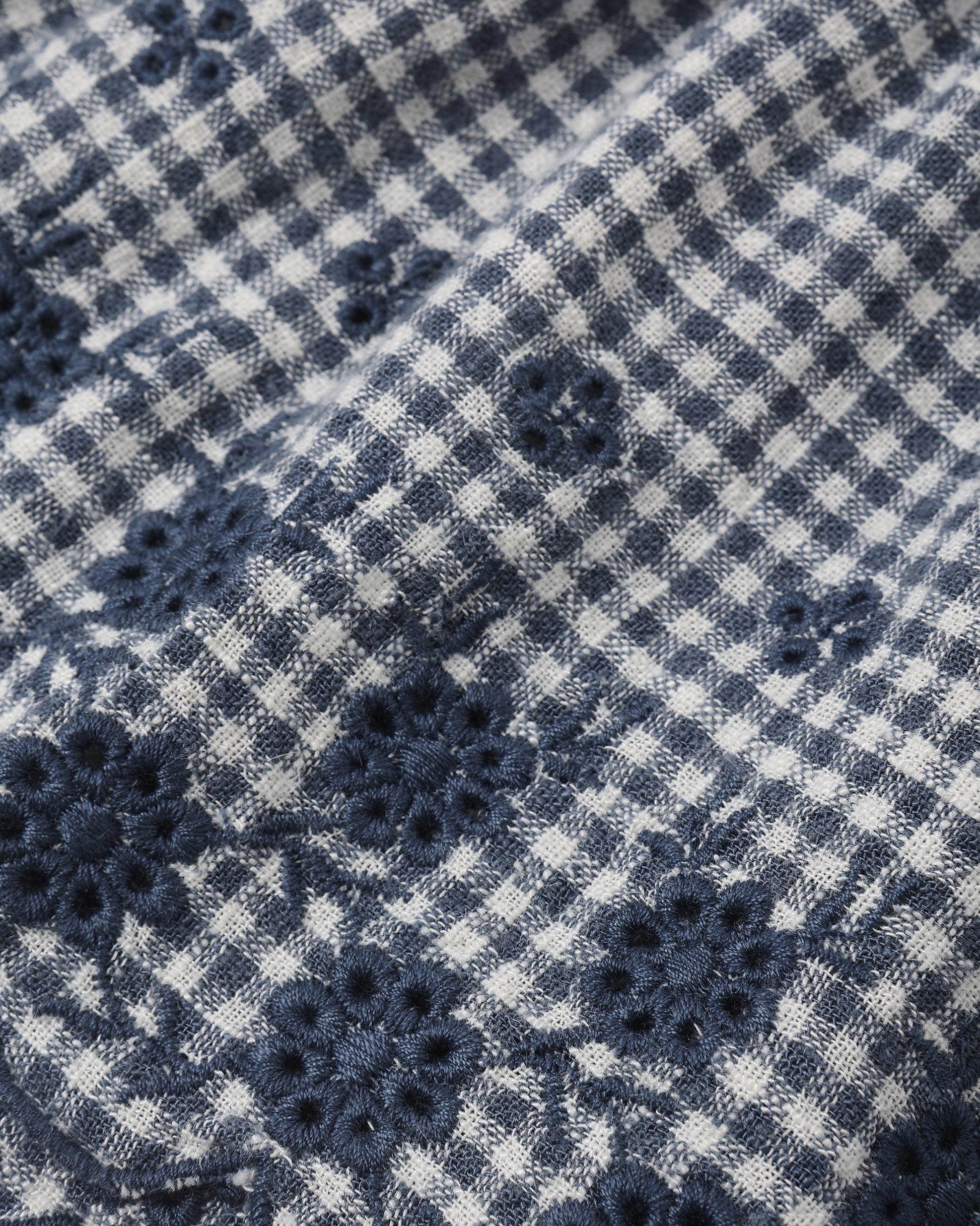 Rylee & Cru Zenni Set || Marine Gingham Details