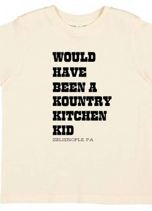 Paper Cow LLC Kountry Kitchen Graphic Cotton Kid Tee