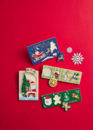 Mudpie Christmas Wood Puzzles