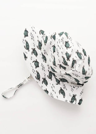 Huggalugs Turtles Bucket Hat Upf 50+ Baby & Toddler