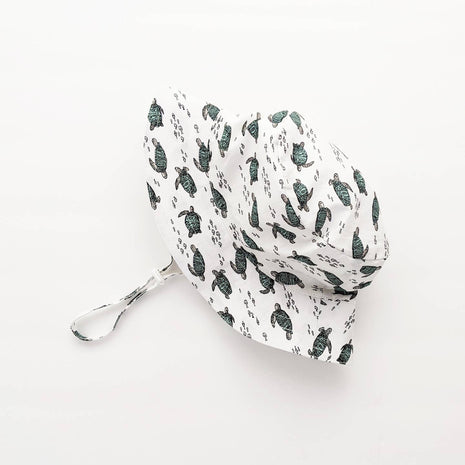 Huggalugs Turtles Bucket Hat Upf 50+ Baby & Toddler