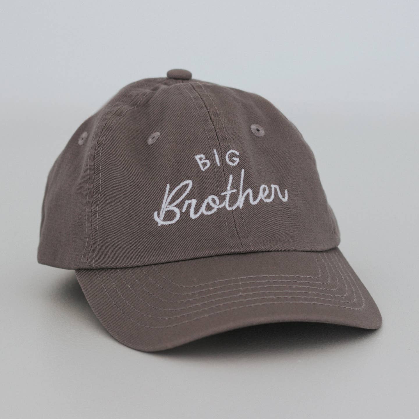 Gladfolk Big Brother Charcoal Twill Hat • Boys Cap For New Brothers